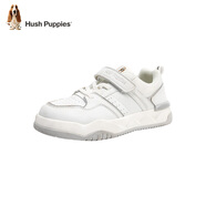 暇步士（Hush Puppies）童鞋男女童秋季新款透氣舒適防滑緩震休閑時(shí)尚輕運動(dòng)兒童板鞋 本白 37 【適合腳長(cháng)23.1cm】
