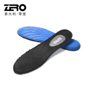 零度尚品Zero零度鞋墊頭層豬皮男士皮鞋舒適透氣吸汗加厚增高鞋墊 加絨款黑色 40碼