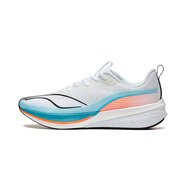 李寧（LI-NING）赤兔6PRO跑步鞋男新款beng科技輕便回彈防滑競(jìng)速運(yùn)動(dòng)鞋ARMT013 標(biāo)準(zhǔn)白/海青藍(lán)-2 43