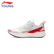 李寧兒童運動(dòng)鞋赤兔8pro男童超輕競速跑鞋2025秋季新款中大童鞋子童鞋 標準白/朱砂紅【旋鈕扣】 39 碼