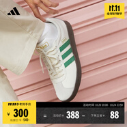 adidas「T頭鞋」VL COURT 2.0復(fù)古休閑板鞋德訓(xùn)鞋阿迪達(dá)斯輕運(yùn)動(dòng)   漢玉白/綠色/礬土棕   44