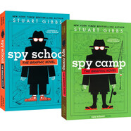 The Spy School Vs. Spyder 間諜學(xué)校 英文章節(jié)書 特工主題 驚險(xiǎn)刺激 青少年課外讀物 8-12歲 英文原版進(jìn)口 漫畫 間諜學(xué)校1-2 2冊(cè)