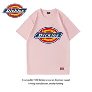 Dickies迪克經(jīng)典款DKS情侶短袖男女情侶同款潮牌高品質(zhì)面料圓領T恤 粉色 S