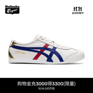 Onitsuka Tiger鬼塚虎經(jīng)典男女鞋時(shí)尚百搭休閑運(yùn)動小白鞋MEXICO 66? 白色(1183B511-100) 40.5