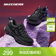 斯凱奇（Skechers）奧利奧經(jīng)典黑白熊貓鞋輕便運動(dòng)老爹鞋女休閑鞋 女款-BBK 全黑色 36