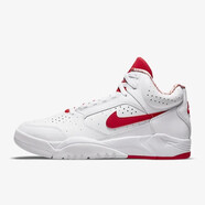 耐克（NIKE）官方艦店男鞋新款運(yùn)動(dòng)鞋AIR FLIGHT 89 AJ氣墊緩震復(fù)古休閑籃球鞋 白紅 40