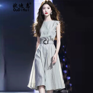 歐迪惠（Oudihui）2025年新款法式連衣裙女夏季冷淡系復(fù)古小眾設(shè)計(jì)時(shí)尚公主裙子女裝 圖片色 M