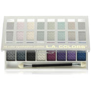 L.A. COLORS 16 色眼影盤 煙熏色 26.9 克 粉