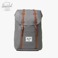 Herschel Retreat 赫行 19L大號雙肩包 石像灰（側邊開(kāi)拉鏈款）