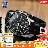 卡西歐（CASIO）男士手表EDIFICE石英腕表防水三眼表盤學生手表男送男友開學禮物 MTH-5001L-1A三眼石英+日期顯示