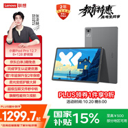 聯(lián)想【國家補(bǔ)貼15%平板電腦】小新PadPro12.7舒視版2025款柔光護(hù)眼屏超級互聯(lián)天璣8300 2.9k 8+128G灰