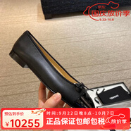 香奈兒（Chanel）女鞋平底鞋芭蕾舞鞋精致單鞋一腳蹬時尚潮流百搭禮物 黑色 34