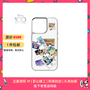 魔贊Disney 100 周年   復古系列 · iPhone 14 Pro Max 手機殼 時(shí)光郵票 金色蘋(píng)果手機殼