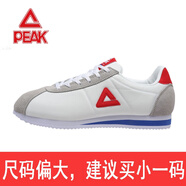 匹克鞋男透氣休閑鞋2026春夏新品都市運動(dòng)戶(hù)外鞋鞋旅游鞋男鞋 大白/冰川灰-標志 38