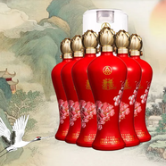 五糧液（WULIANGYE）系列 濃香型白酒收藏擺柜送禮推薦新老款隨機 6瓶 囍花開盛世富貴紅國色天香