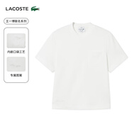LACOSTE法國鱷魚王一博聯(lián)名系列男女同款25秋季新款T恤|TH9562 70V/法蘭白 M