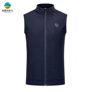 GOLF高爾夫球服裝防風(fēng)外套時(shí)尚潮流秋季男裝衣服golf立領(lǐng)馬甲背心定制 寶藍色高爾夫馬甲 ?王 3XL