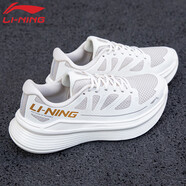 李寧（LI-NING）男鞋運(yùn)動(dòng)鞋子男春夏季跑步鞋男新款軟底輕便慢跑鞋百搭旅游休閑鞋 燕麥灰 40