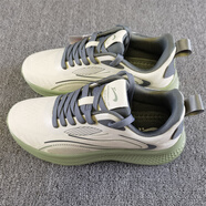 貴人鳥(niǎo)正品男鞋2024秋季新款男士低幫軟底潮流減震時(shí)尚耐磨防滑跑步鞋子 米/豆綠 39