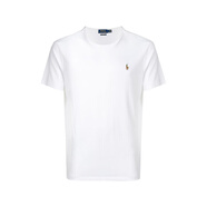 Polo Ralph Lauren男士圓領(lǐng)短袖T恤710740727002 白色 M情人節禮物
