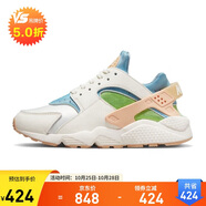 耐克NIKE女鞋 AIR HUARACHE復古時尚休閑鞋DQ0117-100白色36.5碼