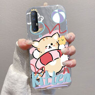 慕文適用OPPOReno3Pro手機(jī)殼reno新款3por全包防摔r3PRO保護(hù)套o(hù)pq0女款rone3男R3PO后外殼oppo透明羽紗 羽紗IMD-透明-PSA19泳圈小貓 OPPO Reno3 P