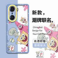 飛克斯 iqooneo8手機(jī)殼iqooneo9pro保護(hù)套透明硅膠鏡頭全包防摔創(chuàng)意卡通海綿寶寶軟男女 iQOONeo9【合照海綿寶寶】