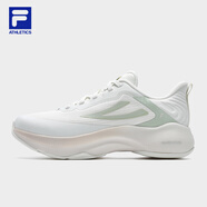 斐樂(lè )（FILA）官方跑步鞋女鞋 FLOW 2 輕飛路跑鞋2024冬季新款運動(dòng)鞋子 雪白-sw 35.5
