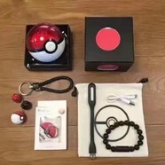 精靈球充電寶10000毫安神奇皮卡丘可愛(ài)卡通學(xué)生手機(jī)移動(dòng)電源 二代紅色豪華版 10000毫安