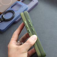 華強北琥珀綠瓦楞4.0強磁吸適用小米15手機殼瓦楞光柵保護套15Pro半透磨砂Xiaomi14Pro無線充電M13軟邊氣 琥珀綠-磁吸款【瓦楞軟邊*二合一】 小米15