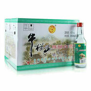 牛欄山陳釀 白牛二 牛白瓶 濃香風(fēng)格 42度 500ml*12瓶 整箱裝 42度 265mL 20瓶 半斤白牛二
