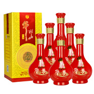 牛欄山年輪系列白酒濃香型年輪婚宴禮酒 內(nèi)含禮品袋 送禮酒 52%vol 500mL 6瓶 年輪1992 整箱