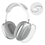 赫豹適用蘋果新款airpods max保護(hù)套透明TPU軟殼藍(lán)牙耳機(jī)頭戴式外殼耳罩硅膠橫頭梁保護(hù)殼保護(hù)罩 透明 Apple AirPods Max