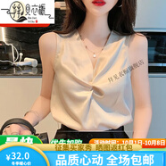 拜見(jiàn)衣櫥西服內(nèi)搭女士吊帶外穿西裝打底背心女式夏天職業(yè)正裝無(wú)袖上衣寬 香檳色潮流御姐范吊帶衫時(shí)尚名 M 流行女裝年輕韓版洋氣溫柔風(fēng)