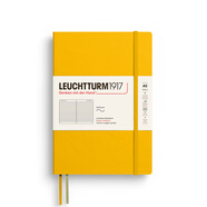 LEUCHTTURM1917【可定制】德國燈塔筆記本A5軟皮本子手賬記事日記本會(huì )議記錄商務(wù)禮品老師 （2026新色）希望黃 空白內頁(yè)