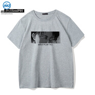 結(jié)盟者Anime Tshirt 新款日本動(dòng)漫進(jìn)擊的巨人印花T恤女黑色夏季女裝 C2 XL