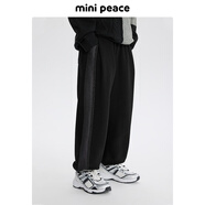 MiniPeace太平鳥(niǎo)童裝冬男童針織長(cháng)褲FAGHE4B75 黑色 160 cm