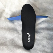 適配耐克亞瑟士運動(dòng)鞋墊阿迪達斯柔軟防臭男女跑步跑鞋原廠(chǎng)透氣43 黑色白標 厚度0.5cm左右 42.5
