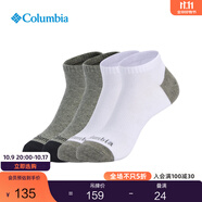 Columbia哥倫比亞戶外男女薄款透氣雙色組合四對(duì)裝運(yùn)動(dòng)襪RCS631 AS1 L
