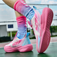 梓譽(yù)專(zhuān)業(yè)透氣輕便緩震回彈會(huì )響籃球鞋男女學(xué)生高幫實(shí)戰靴閃電運動(dòng)球鞋 威少貴族紫男女同款F23 37