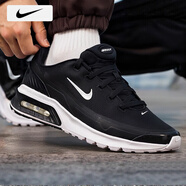 耐克（NIKE）男鞋 25秋季新款運動鞋休閑鞋AIR MAX氣墊鞋網(wǎng)面鞋緩震透氣跑步鞋 【新品】005-經(jīng)典黑白/曬圖退10 42 （內(nèi)長265mm）