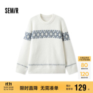 森馬毛衫男冬季費爾島提花民族風(fēng)針織衫復(fù)古情侶毛衣109724107206