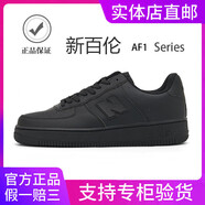 新百倫男鞋秋冬運(yùn)動(dòng)休閑鞋男厚底情侶小白鞋女鞋AF空軍一號(hào)板鞋男N字鞋 AJ1全黑 男女同款 43