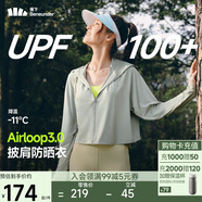 蕉下（beneunder）防曬衣女春夏新款冰絲涼感升級披肩AL118遠(yuǎn)山灰L