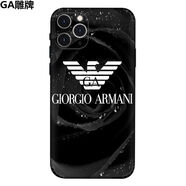 荒瀧一斗蘋果iPhone13Pro后膜15全包邊背膜14彩膜12背貼6/7/8plus手機貼紙 GA雕牌【一張后膜+透明殼】 iPhone15