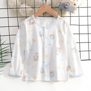 哈咪奇夏季薄款寶寶純棉無(wú)骨開(kāi) 藍色小熊 110 cm