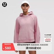 lululemon丨Scuba 女士寬松款側(cè)開口連帽衫 LW3IU6S 薔薇粉 XS /S
