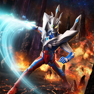 布魯可奧特名鑒板件積木可拼裝模型超可動(dòng)賽羅奧特曼手辦節日生日禮物 傳奇版-終極賽羅