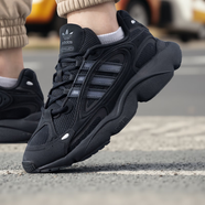 阿迪達斯 （adidas）三葉草男鞋女鞋2025新款OZMILLEN緩震耐磨透氣跑步鞋時尚休閑鞋 IF9601/Adiplus科技中底 黑色 43 (265mm)