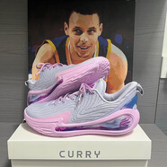 庫里12代實戰(zhàn)籃球鞋中國行粉紫curry 12防滑耐磨男子低幫戰(zhàn)靴 中國行【鼎級滅世版本】 46